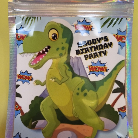 8-PERSONALIZED TREAT/CANDY BAGS/PERSONALIZE WITH NAME & DATE & YOUR PARTY THEME - Picture 3 of 11